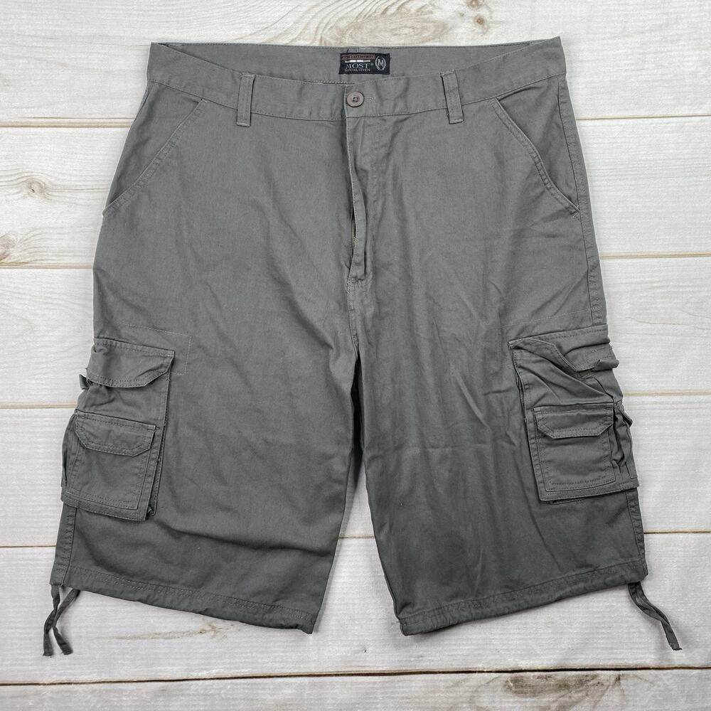 Most Official Seven Cargo Shorts Mens 40 Gray Outdoor Urban Y2K Baggy 13" Inseam